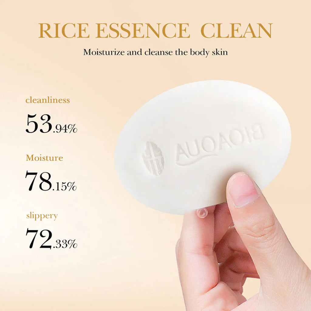 Rice Essence Deep Cleaning Moisturizing Nourishing Facial Cleansing Qme