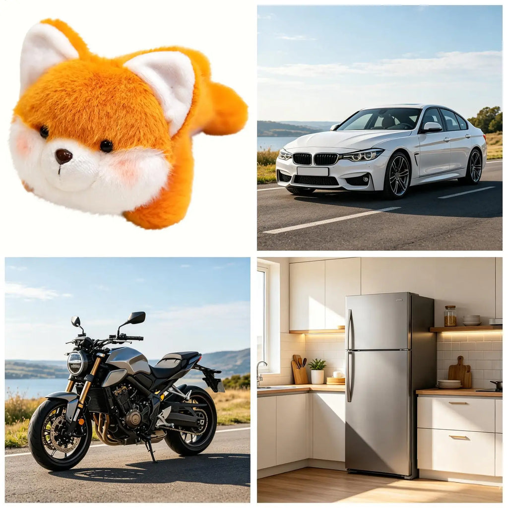 Funny Bumper Magnets Plush Animal Cute Fridge Decor Car Magnets Refrigerator Decor For Truck SUV RV Sedan Interior Exterior Home Qme