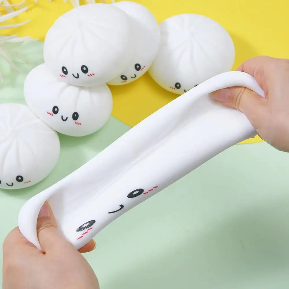 Colorful Dumpling Squishes Stress Balls Squeeze Dough Ball Squishy Qme