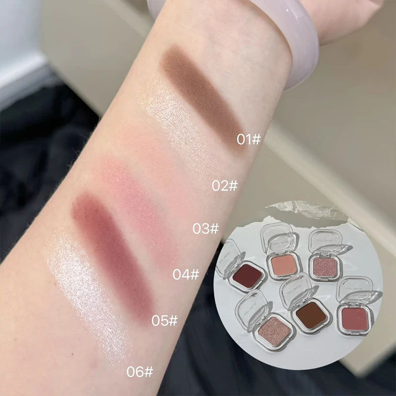 ART VALUE Single Eyeshadow Palette Long-lasting Matte Shimmer Finish Qme