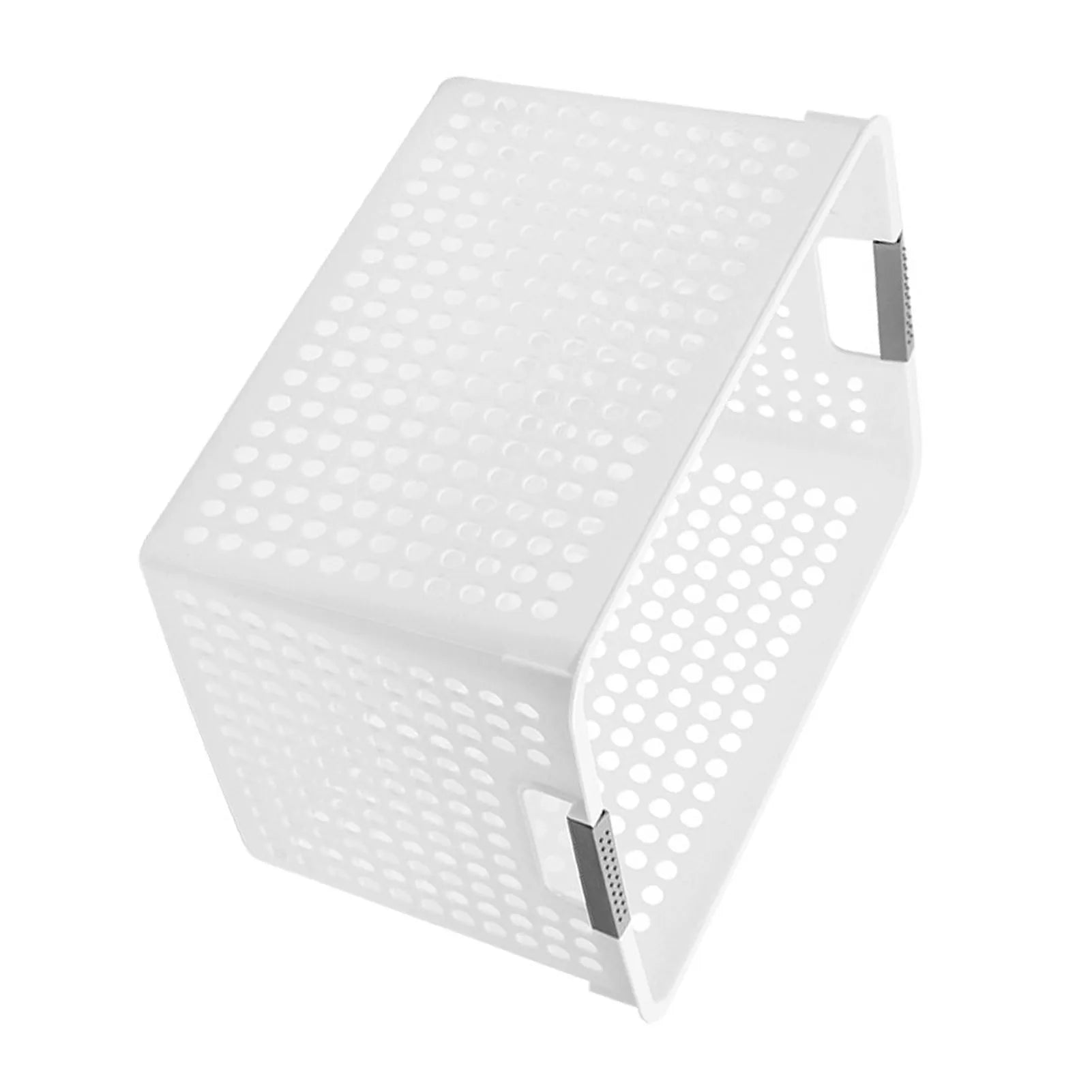 Storage Bin Plastic Basket Desktop Snack Toy Organizer Storage Box with Handle for Pantry Kitchen Bathroom Cabinet Qme