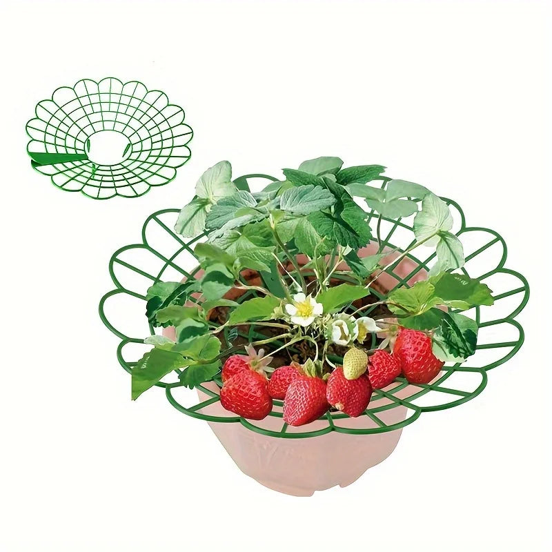 2 Fixed Splicing Support Frames Horticultural Potted Plants Fruit Qme green