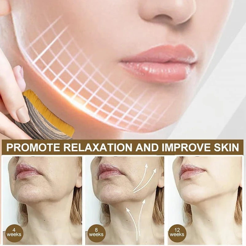 Sized Facial Lymphatic Drainage Brush Dry Brushing Tool Skin Qme