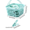 Pins Storage Organizer Quilt Towel Clips Basket Practical Plastic Qme Green