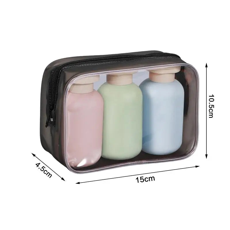 Soft Leakproof Travel Bottles Portable Squeeze Tubes Shampoo Lotion Qme