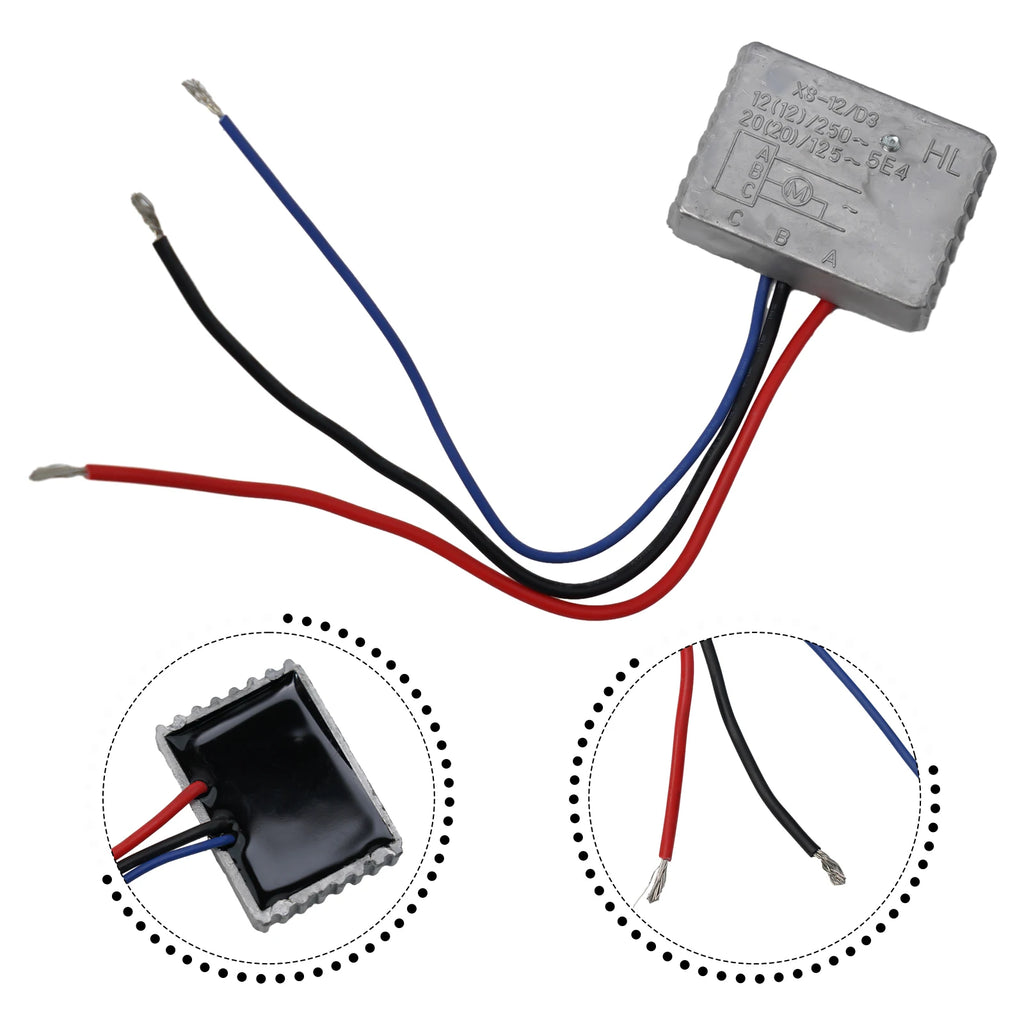 1 X Soft Start Switch Plastic Metal Soft Start Current Limiter Module For Angle Grinder Power Tool Accessories 250V To 16A Qme Default Title