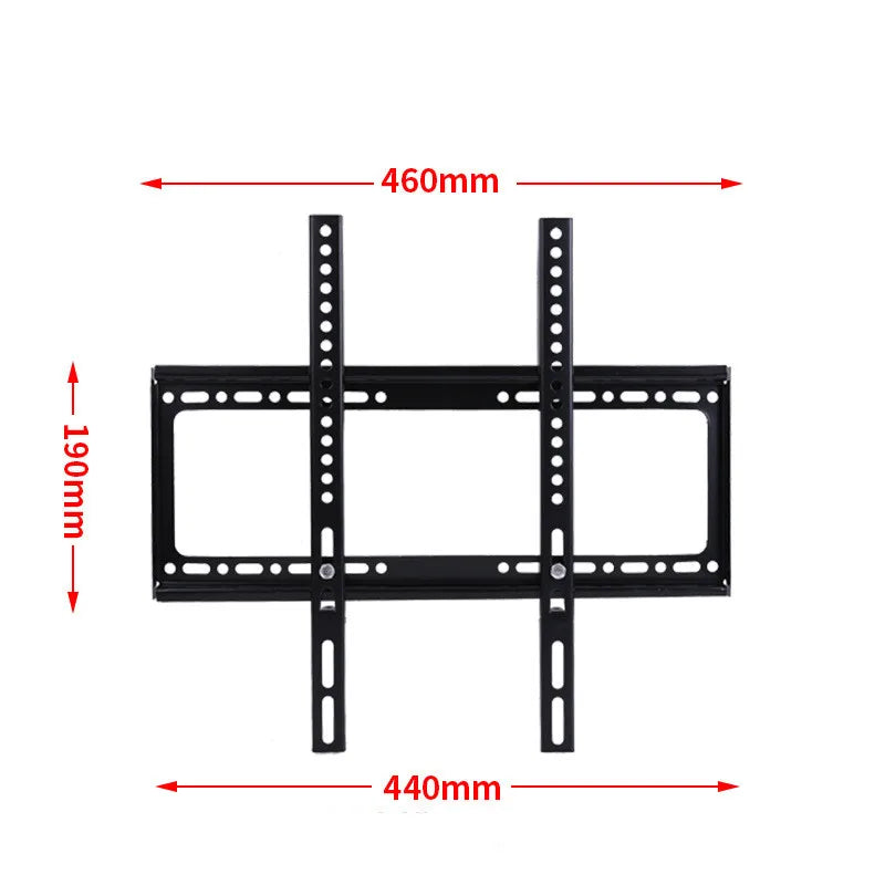 26-63inch TV Support Mount Adjustable Television Mounting Holder with Level Low Profile Flat TV Wall Mount for LCD LED Monitor Qme 26-63 inch