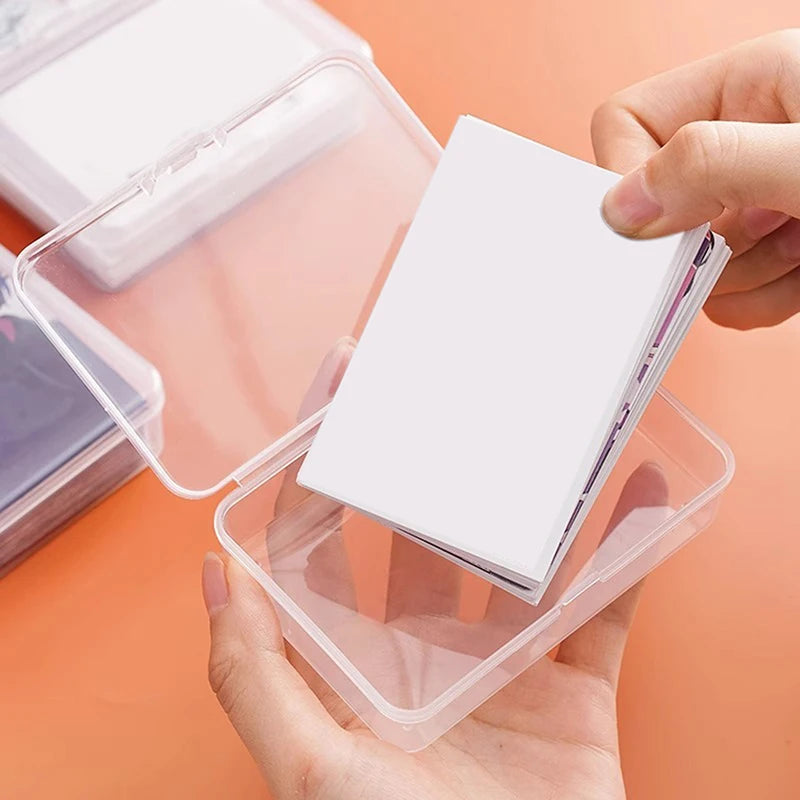 1 Packing Poker Game Card Box Board Games Organizer Transparent Qme