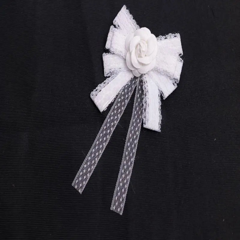 College Butterfly Knot Simple Slim Adjustable Elastic Band Ribbon Qme C4