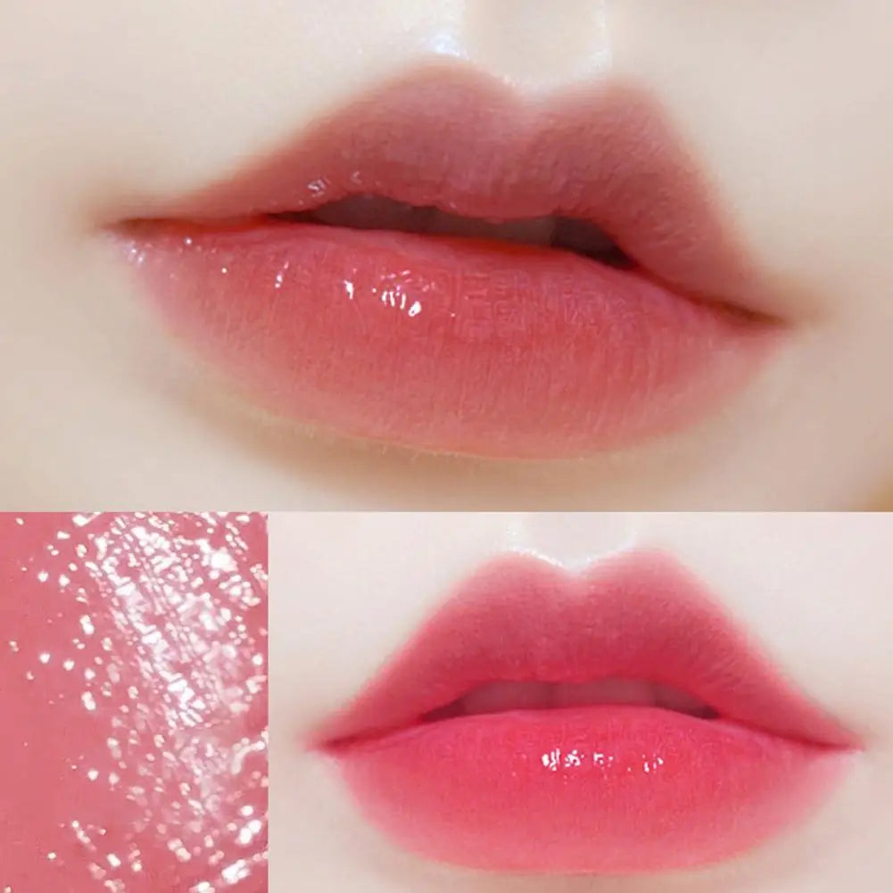Changing Lip Balm Gloss Long-lasting Moisturizing Tinted Peach Qme