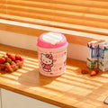 Hello Kitty Plastic Bathroom Trash Can, Household Storage Bin, Car Trash Can, Creative Living Room and Kitchen Trash Can Qme 2