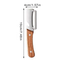 Fruit and Vegetable Peeler Wooden Handle Food Peeler with Bottle Opener Household Tomato Slicer for Home Cooking Vegetable Fruit Qme as shown