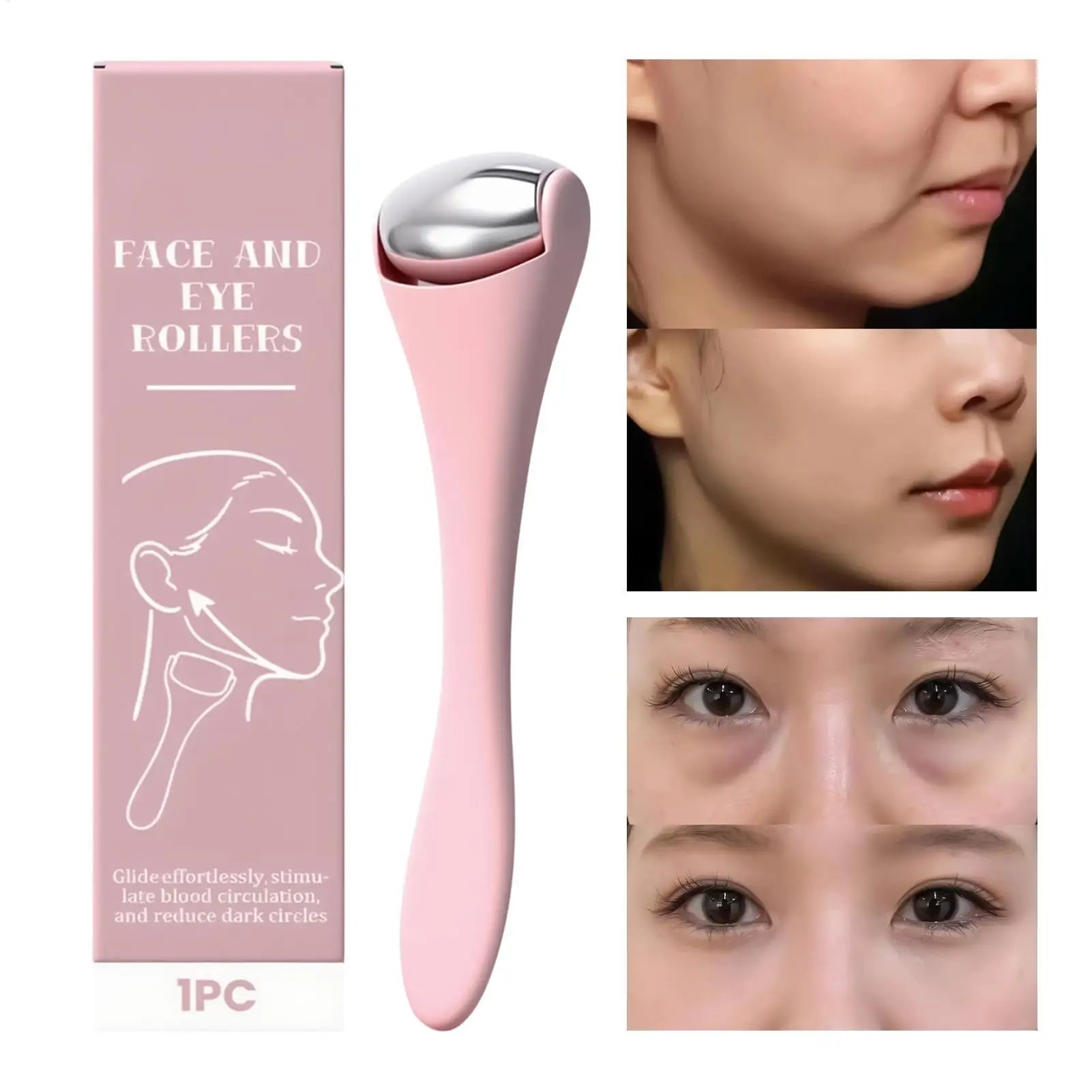 Cold Duall Use Facial Roller Face Eye Rollers Constant Temperature Qme
