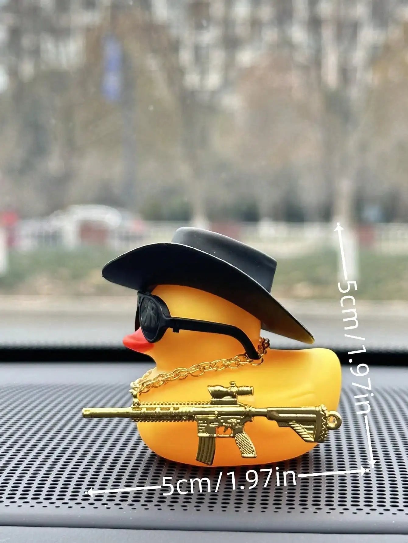 Cute Cool Duck Shaped Car Interior Decorative Accessory Qme