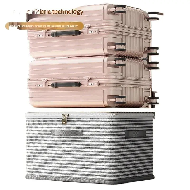 Travel Storage Lockable Box Dustproof Organizers Non-woven Wardrobe Qme
