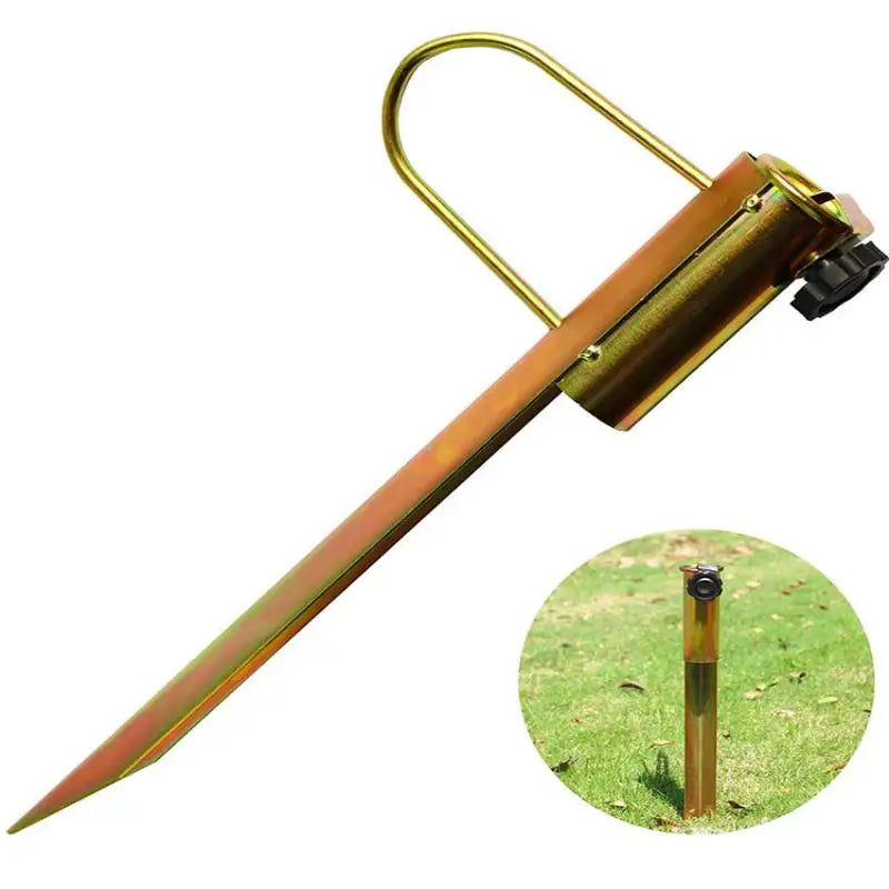 ^1Pc Beach Umbrella Anchor Metal Patio Umbrella Holder Garden Parasol Sun Umbrella Stand For Outdoor Camping Fishing Supplies Qme