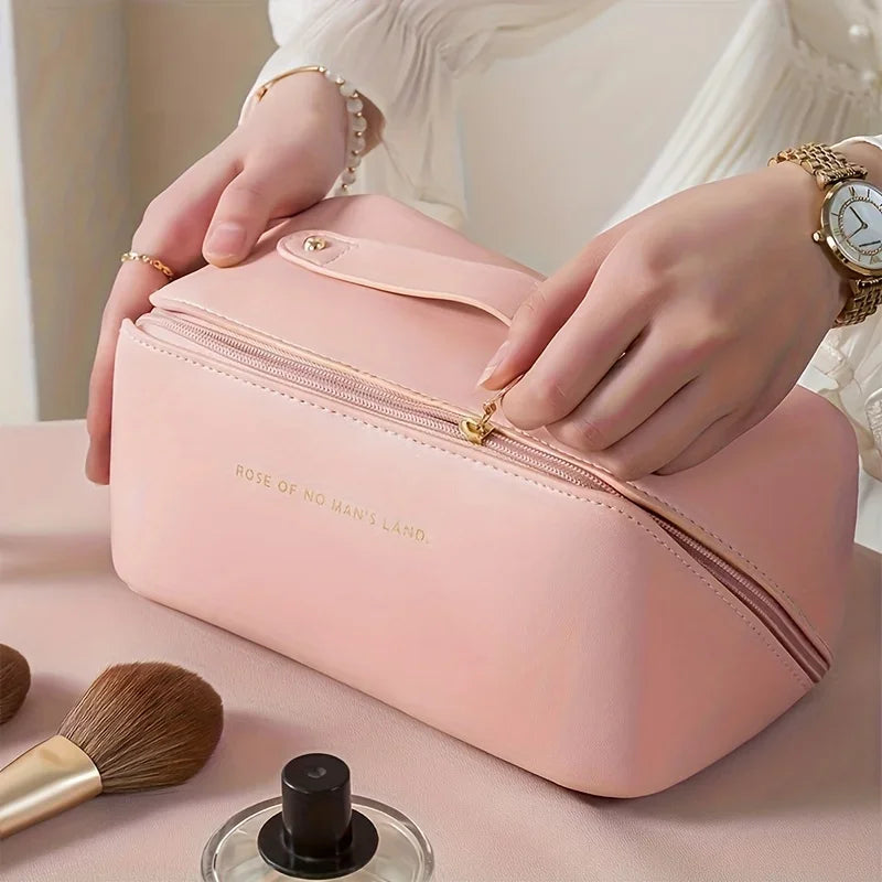 Makeup Organizer Female Toiletry Bag Make Up Case Storage Pouch Qme