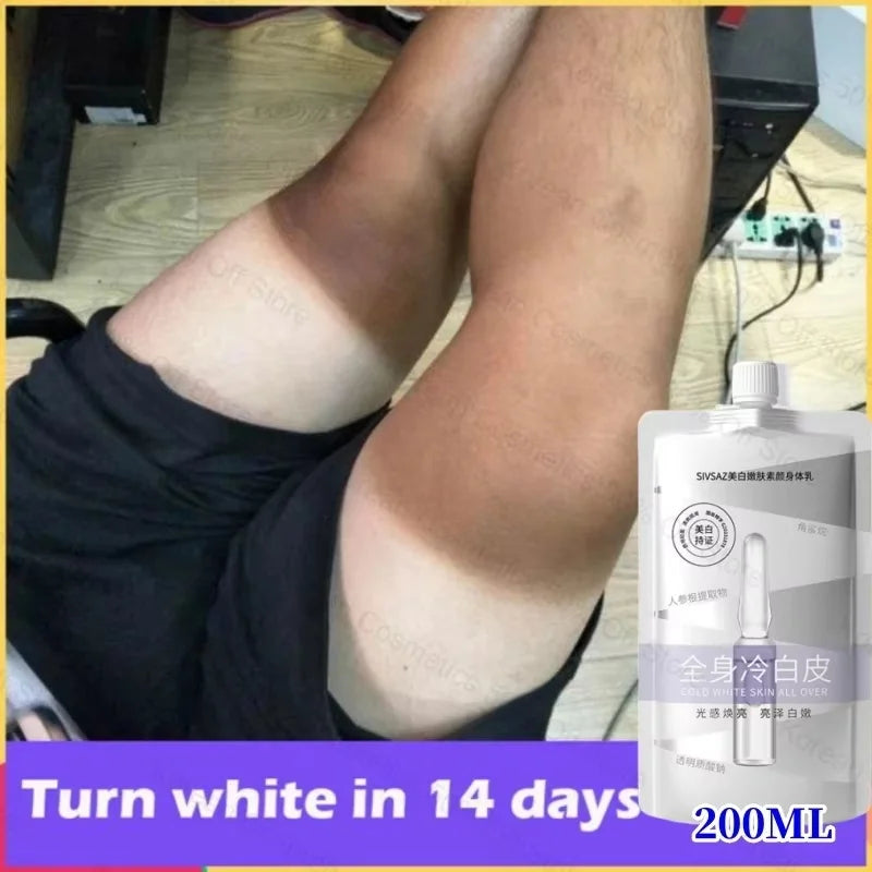 Body Whitening Cream Private Parts Underarm Knee Thigh Inner Melanin Bleaching Brighten Lotion Dark Skin Healthy White Body Care Qme