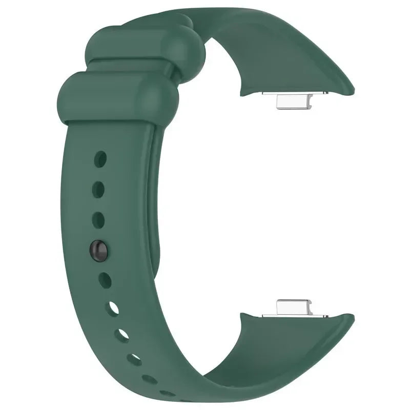 Strap+case for Xiaomi Mi Band 8 Pro Strap Smart Band Protective Case Silicone Wristband Bracelet for Miband 8Pro Qme Green Strap Mi Band 8 Pro
