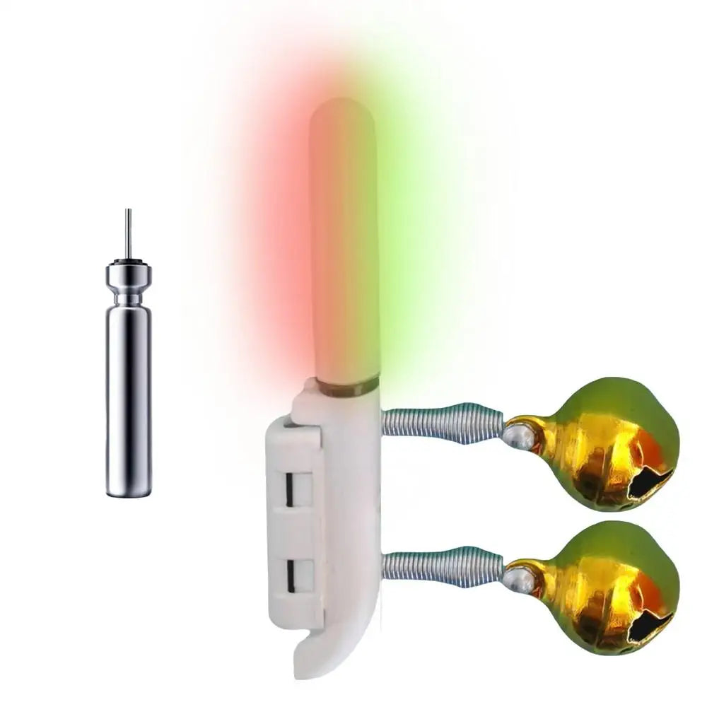 Fishing Rod Light Clip Fishing Light Stick Rod Bell USB Charge Luminous Tackle Night Bright Lamp Fish Bell Alarm Indicator Rings Qme 03