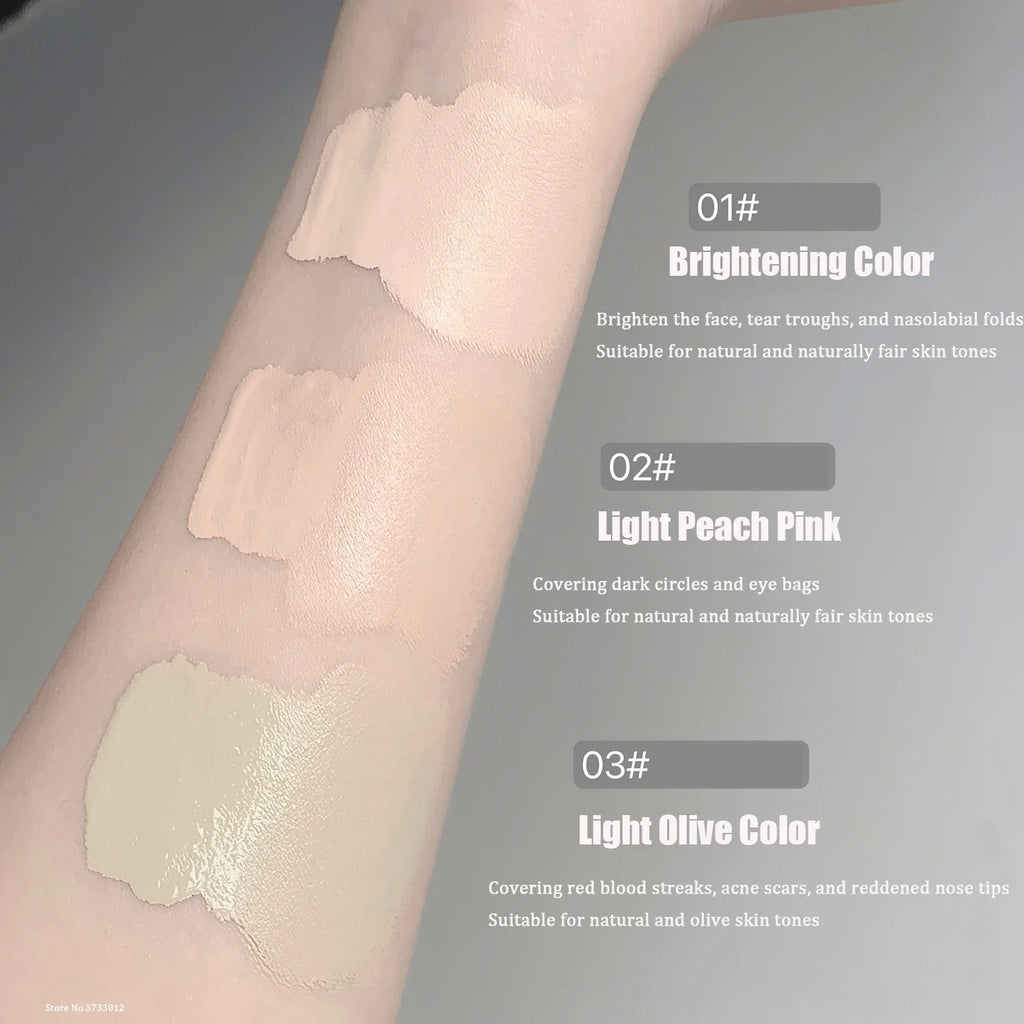 Moisturizing Liquid Contouring Concealer Cream Makeup Waterproof Lasting Cover Acne Dark Circles Foundation Face Korean Cosmetic Qme