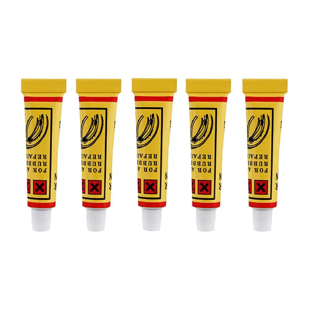 5PCS Car Tire Repairing Glue Motorcycle Bicycle Tyre Inner Tube Puncture Repair Tools Bike Trye Tire Patching Repair Glues Qme