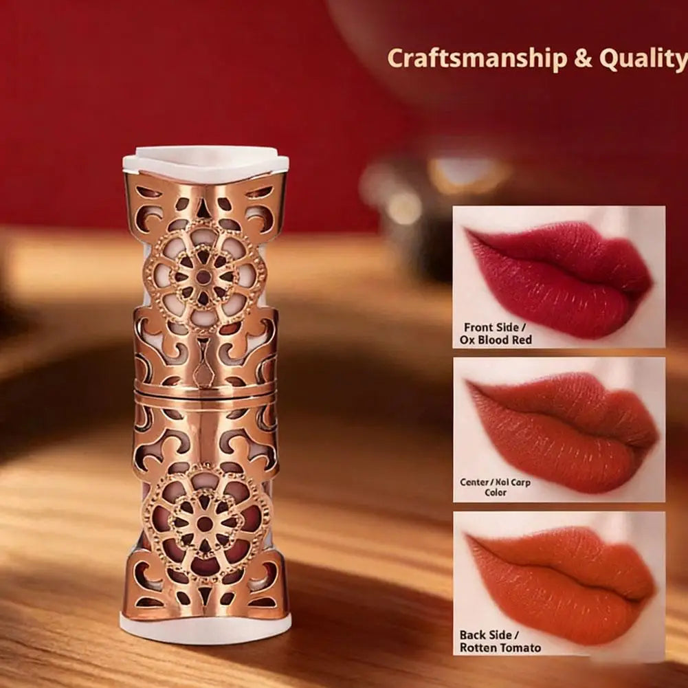 3 LIp Gloss Soft Mist Engraved Lipstick Hydrating Long Lasting Makeup Qme