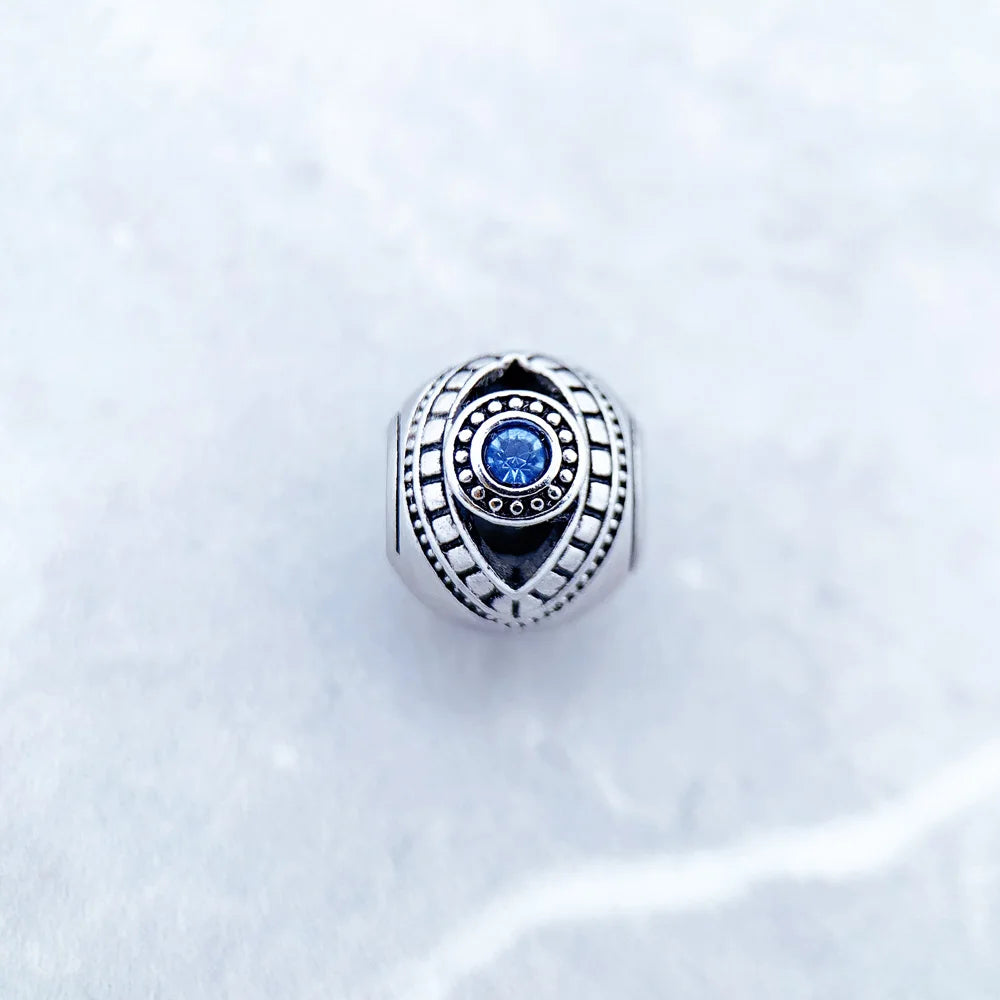 New Hot Sale Nazar's Eye Europe Beads 925 Sterling Silver DIY Charm For Women Men Jewelry Qme