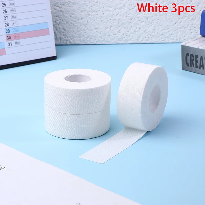 1 Climbing Finger Tape Self-adhesive Elastic Bandage Non-woven Wraps Qme 3 Roll White