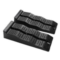 RV Leveling Ramps 11000LBS Load Capacity RV Leveler Wheel Chock for Travel Trailer Campers Truck RV Leveling Blocks Qme black