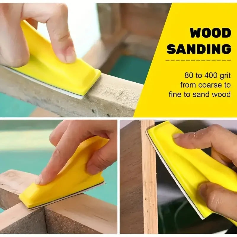 Precision Mini Sander Kit: 80-600 Grits, Ideal for Crafts & Tight Spaces, with Polishing Tools, Compatible with Angle Grinders Qme