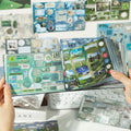 72piece Cute Japanese Y2K Cut Film Sticker book Girl Journal Phone Case DIY Scrapbook Stickers Kawaii Decoration Sticker Gift Qme B