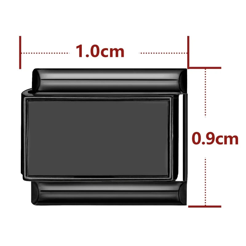 2026 New Stainless Stee Bracelet Italian Charms DIY personalized photo picture frame creation titanium splicing module bracelets Qme Style 38