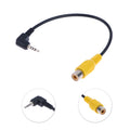 AV Video Cable Adapter Jack Male Plug Female GPS Rear Camera Qme onesize