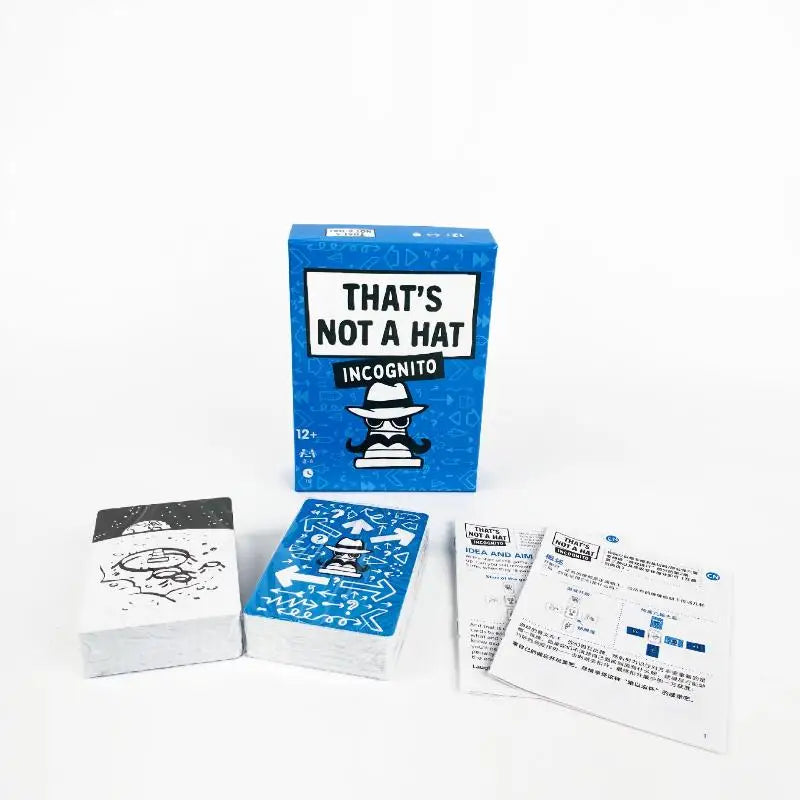 English Tabletop Game 3-8 Players That's Not Hat Happy Party Board Qme