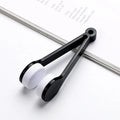 Portable Glasses Wipe Suede Cloth Cleaning Artifact Clip Does Not Qme black