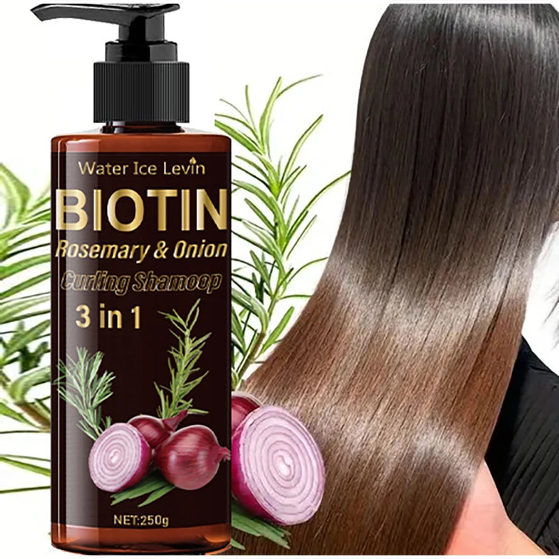 Onion Rosemary Natural Shampoo Moisturize Hair Add Shine Gently Qme