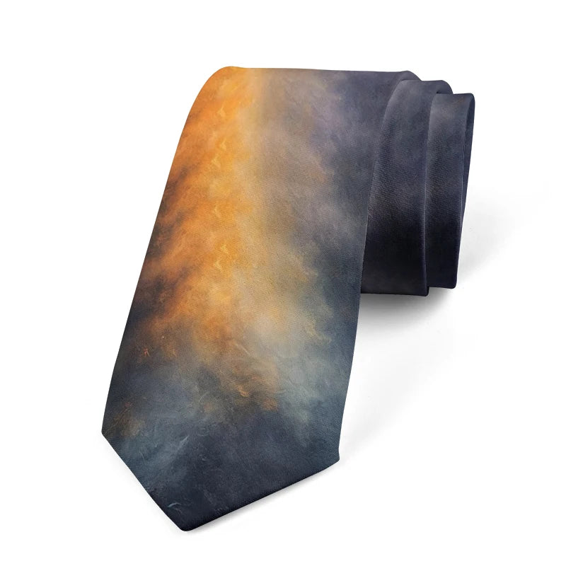 Very Sky Butterfly Print Tie Men's Casual Galaxy Fun Unisex Business Qme style7