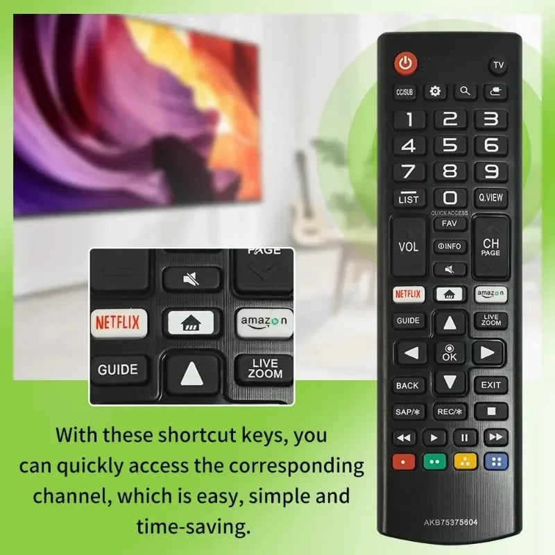 NEW AKB75375604 Remote Control Fit For LG SMART TV 43UK6300PUE 32LK610BPUA 49UK6300PUE 55UK6300PUE Replacement Controller Qme