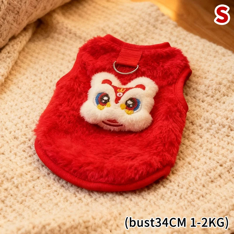 Anti-shedding Pet Sweater Coat Cats Dogs Comfortable Vests Small Qme C S