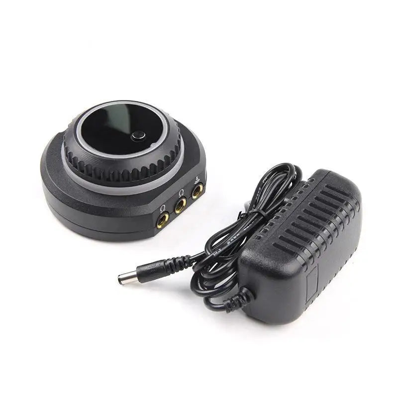 Tattoo Power Supply LED Display Anti-slip Base Dual Output Rotatable Qme