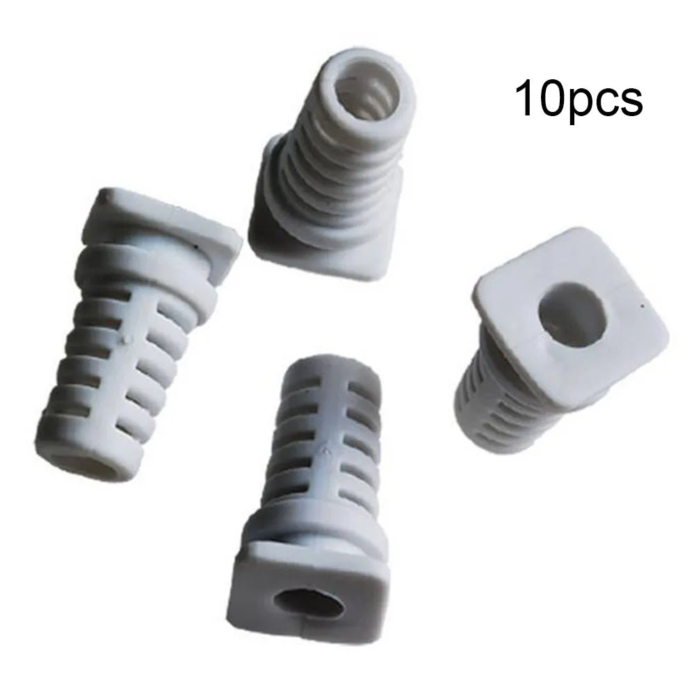 10pcs Cable Gland Connector Rubber Strain Relief Cord Power Tools 3.5/4/5mm Cable Sleeves Torsion Proof Glands Qme