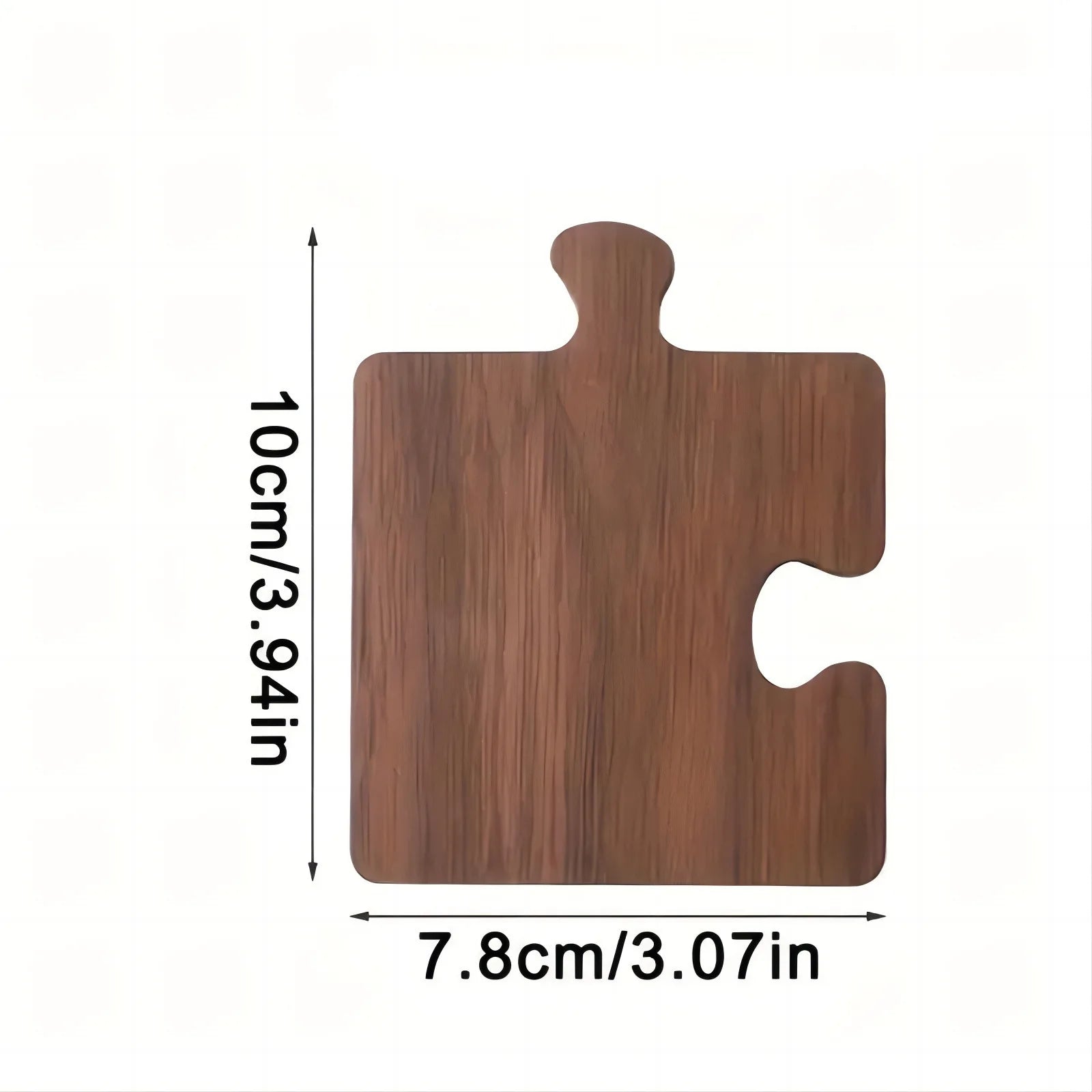 Vintage Wooden Puzzle Coasters Heat Resistant Mats Bar Dining Table Qme 1pc