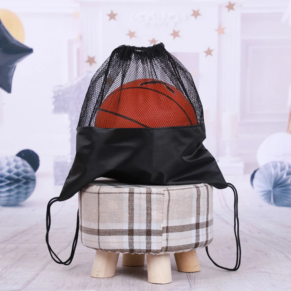 Mesh Bag Portable Football Storage Backpack Outdoor Basketball Volleyball Multifunctional Storage Bags Qme