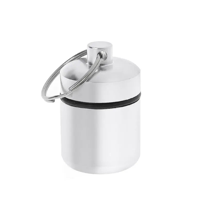 ESCAM Mini Portable Aluminium Alloy Pill Box Carrying Bottle Case Noise Canceling Hearing Protection Earbuds Earplugs Qme S