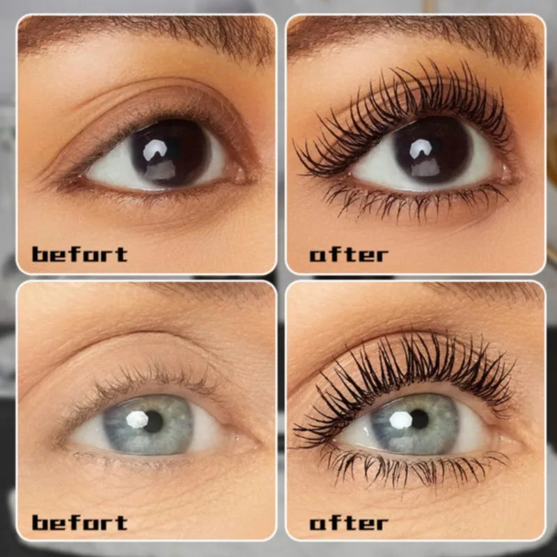 Fiber Mascara Thick Curly Waterproof Sweat-proof Long-lasting Qme