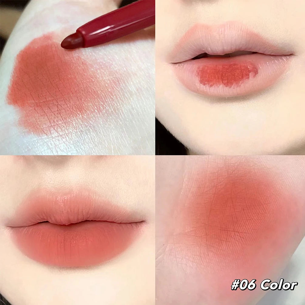 Matte Lipliner Pencil Stick Long-Lasting Lip Liner Makeup Nude Lipstick Pen Charming Lip Liner Contouring Cosmetics For Women Qme