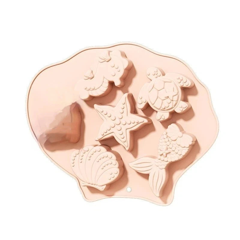Chocolate Mold Suitable Mermaid Theme Cake Decoration Toolocean Qme