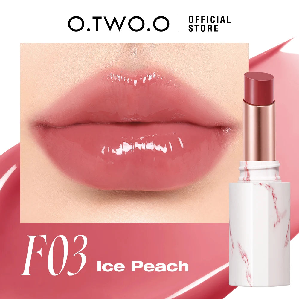 O TWO Glossy Lipstick Lip Tint Mirror Ice-film 24h Moisturize Nourish Qme F03 China Mainland Full Size