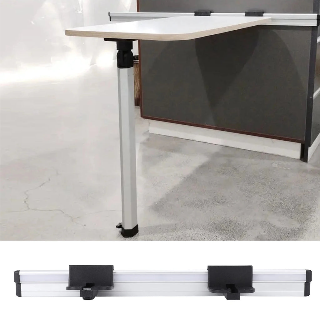 RV Table Wall Mount Bracket RV Table Rail Stable Support Enduring 20in Versatile Aluminum Alloy with Buckles for Motorhome Qme